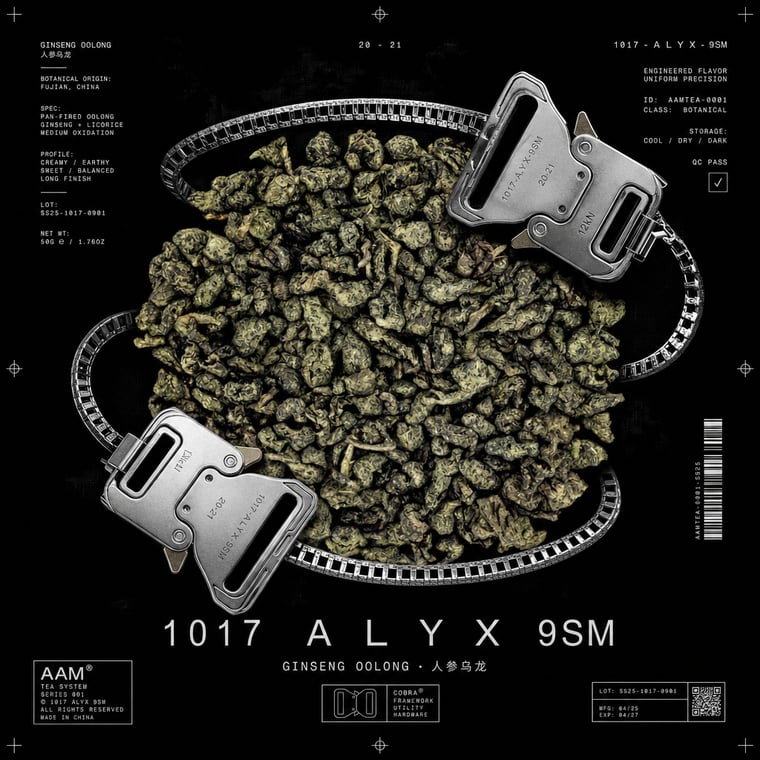 The design — Ginseng Oolong
