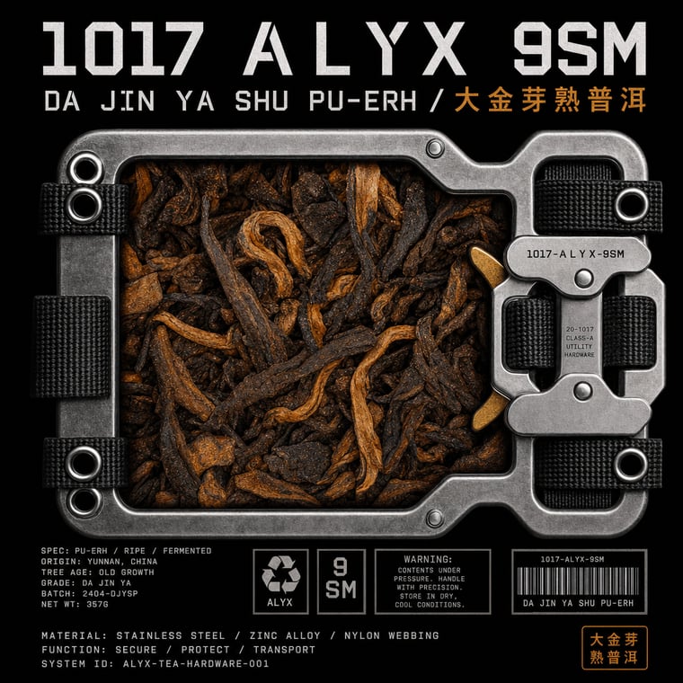 The design — Da Jin Ya Shu Pu-erh