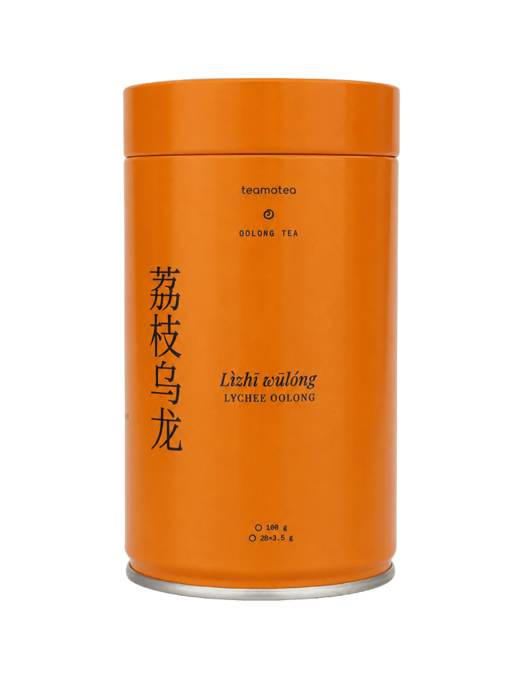 The tea itself — Lychee Oolong