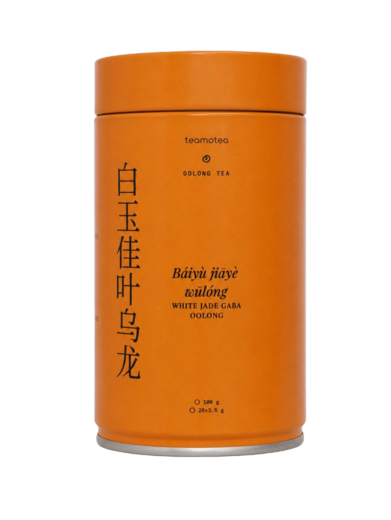 The tea itself — White Jade GABA Oolong
